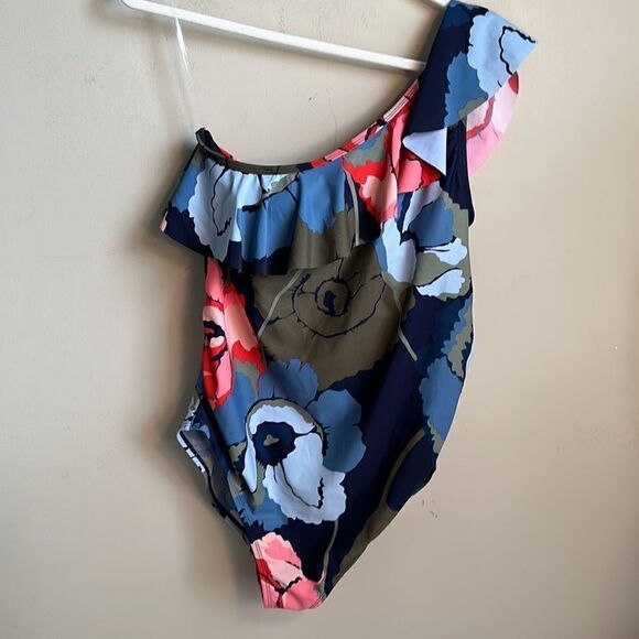 Motherhood Maternity BEACH BUMP Swimsuit L - Picture 8 of 9